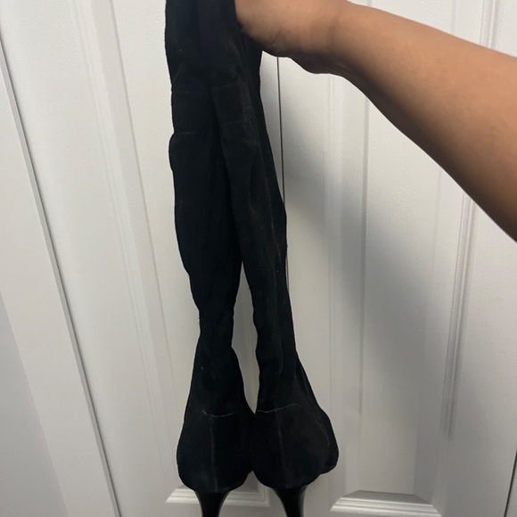 Suede long boots - Picture 5 of 7